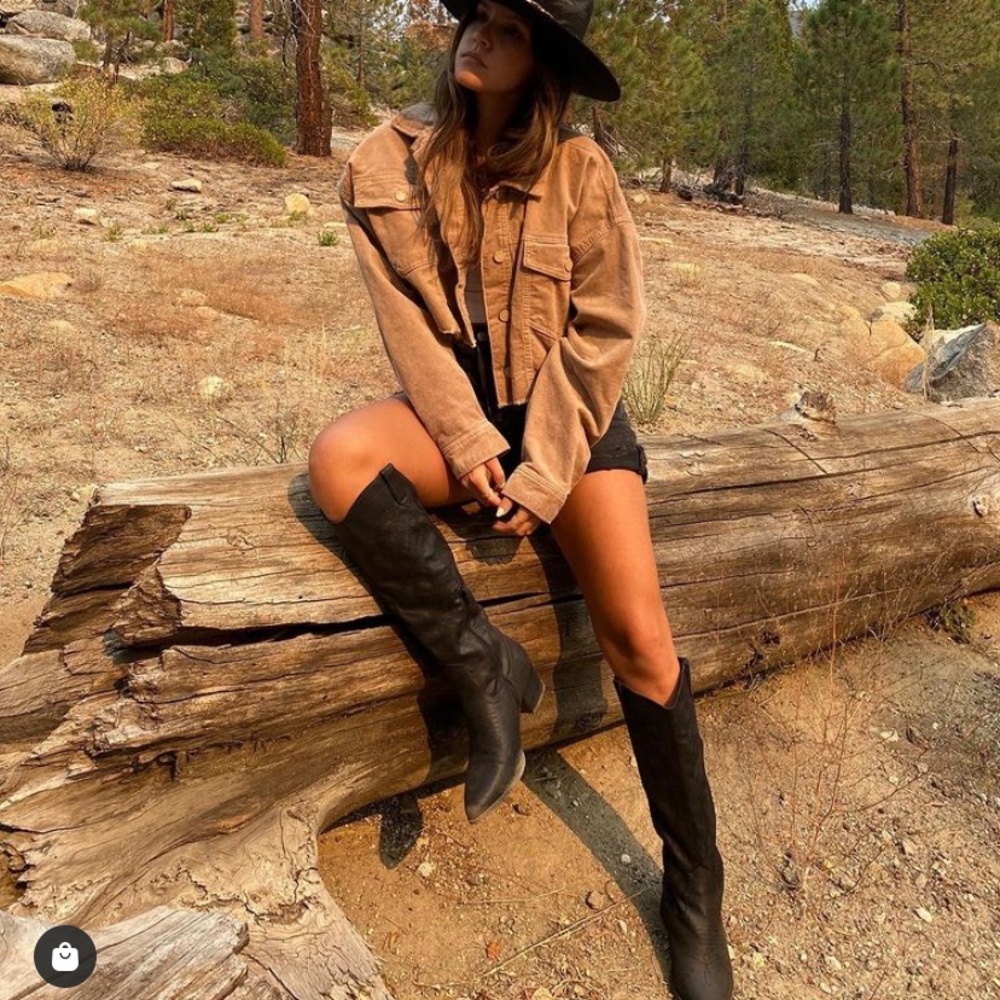 NWT corduroy 12th tribe cropped jacket
